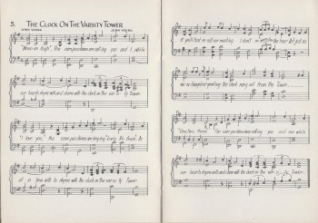 Songs of the 40 Acres.The Clock on the Varsity Tower.