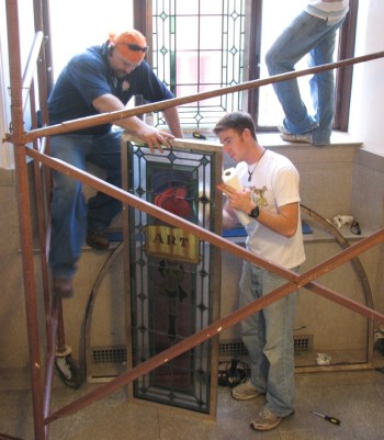 3.Ashbel Smith Window.Installation.Summer 2008