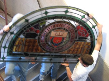 5.Ashbel Smith Window.Installation.Summer 2008