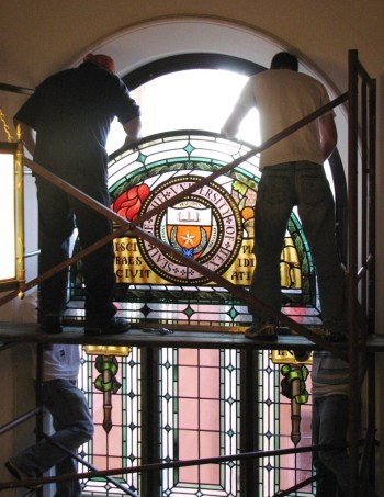 7.Ashbel Smith Window.Installation.Summer 2008