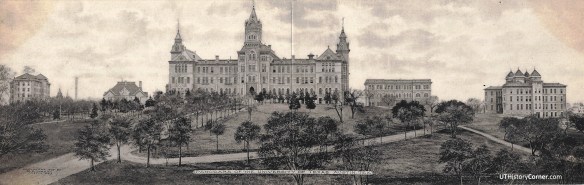 UT Panorama Postcard 1907.Black and White