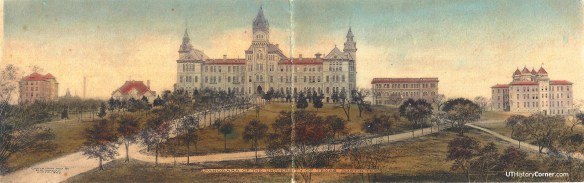UT Panorama Postcard 1907.Color