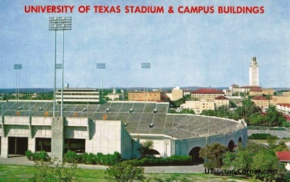 UT Stadium and Campus.1960s.