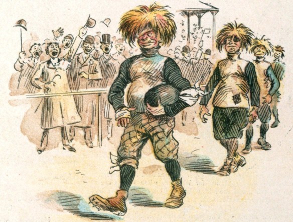 Puck Magazine.Thanksgiving 1894.Football