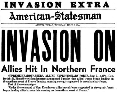 D Day Extra.Austin.June 1944