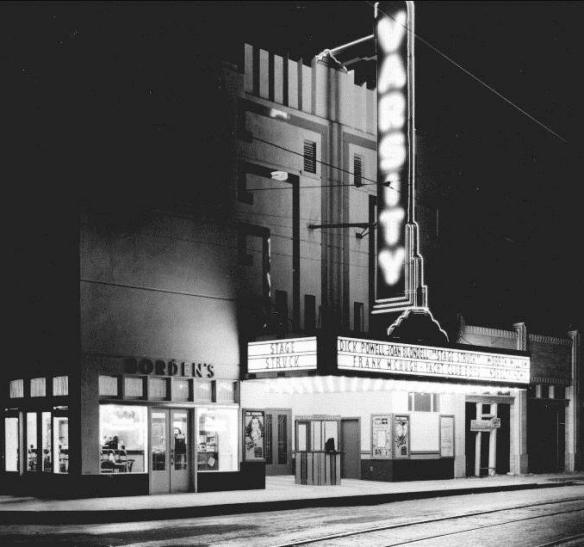 Varsity Theater.Night