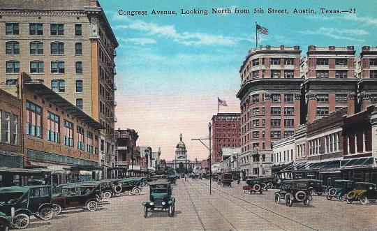 Austin.Congress Avenue.ca 1915